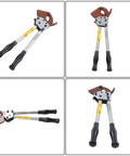 Findmall J40 High Performance Cable Cutter with ergonomic handles and steel blades shown from multiple angles, ideal for cutting wires.
