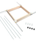 Pro Grade Aluminum Quick Release Corner Framing Clamp Kit For Picture Frames Up To Forty Five And A Half Inches, 24-Piece Set shown