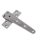 Six Piece Heavy Duty T Hinges Set For Marine Grade Use 316 Stainless Steel Triangular 8 Inch Hinges Silver