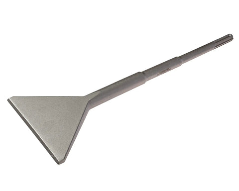 7 Inch Wide Tile And Thinset Removal Bit For SDS Max Demolition Hammers With 20 Inch Length Machined Blade, Pro Grade Forged Tempered Steel