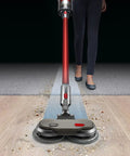 Electric Mop Attachment For Dyson V7 V8 V10 V11 Vacuums With LED Headlights and Water Reservoir on hardwood floor cleaning