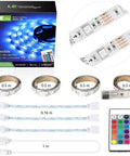 Led TV Backlight Kit Plug And Play With USB Power 6.56Ft RGB Color Changing Lights Dope Remote Control 16 Colors And 4 Lighting Modes