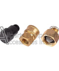 Components of Beefed Up Replacement Horizontal Pump Kit For High Pressure Washer With 2.5 GPM 2650 PSI And Seven Eighths Inch Hollow Shaft