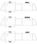 Dope Horizontal Wood Ski Rack Wall Mount With Calibrated Brackets Natural Oak Finish Heavy Duty Storage for sizes small, medium, and large