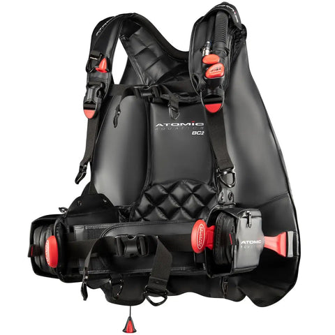 BC2 Back Inflated BCD With Ultra Comfortable Fit Built To Last With Durable Materials, medium-large size, front view