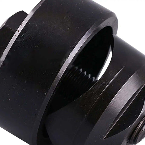 Close-up of 30mm Sheet Metal Punch Tool With Hexagon Hole Cutter showing the sharp cutting edge for burr-free holes in steel
