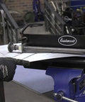 Bead Roller With Dies For Metal Fabrication, 19 Inch Throat Industrial Rotary Forming Machine in use, 18 gauge sheet metal handling
