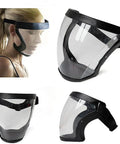 Anti Fog Clear Face Shield For Adults Glasses Friendly Plastic Shield With Full Face Protection Durable Clear Shield