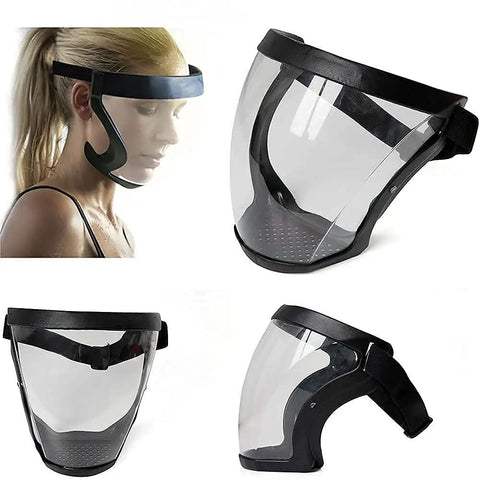 Anti Fog Clear Face Shield For Adults Glasses Friendly Plastic Shield With Full Face Protection Durable Clear Shield