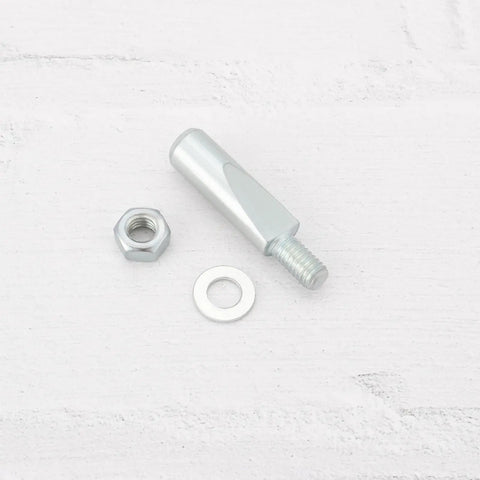4 Pack Crank Wedge Cotter Pins 9.5x40mm For Bicycle Bottom Bracket Fit, Galvanized Steel Bike Repair Accessory, nut, and washer.
