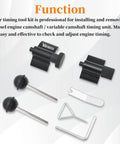 Diesel Engine Camshaft And Crankshaft Alignment Locking Timing Tool Kit For Volkswagen Audi Seat Skoda 1 9L 2 0L TDI PD DOHC Diesel Engines 7 Piece Set DIY Friendly For Precise Timing Smooth Assembly And Quick Engine Service