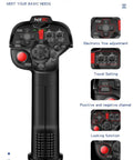 DS-4A 4 Channel 2.4G RC Radio Transmitter And F-04A Receiver Kit with control details, black design, buttons for settings.