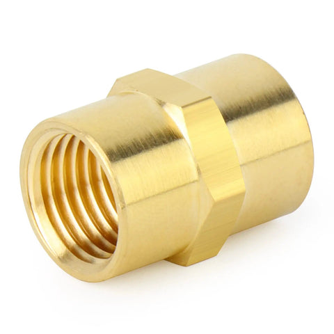 Half Inch NPT Brass Pipe Fitting Kit 12 Pack With Six Male Hex Nipples And Six Female Hex Couplings Thread Adapters For Plumbing Projects Built To Last Pro Grade Durable Corrosion Resistant DIY Ready brass female coupling