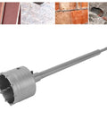 Get Heavy Duty Concrete Hole Saw Drill Kit With Tungsten Alloy Teeth For Wall Install And Fast Chip Removal From High Grade 40 Cr Steel Body 350mm rod