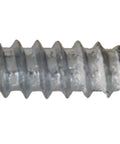 One Hundred Pack Hex Washer Head Self Drilling Screws Size Ten By Three Quarters Inch For Metal Wood And Fiberglass featuring white painted steel head and coarse threads.