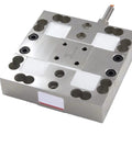 Multi Dimensional Force Sensor For 3D And 6D Measurements With Rock Solid Stability, Shielded Cable For Low Noise, Easy Mounting, High Precision, 0 To 1000 N Range, Multi Axis Torque Sensor For Engineering And Research showing alloy steel body with ports and cable attachment for low noise signal.