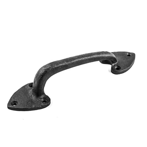 Black Wrought Iron Cabinet Door Pulls Set of 2 7.5 Inch Drawer Pulls for Cabinets and Doors Built to Last Heavy Duty Indoor Outdoor Matte Finish