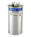 75 And 10 MFD Dual Run Start Capacitor For Condenser And Heat Pump AC Motors 370 440 VAC CBB65 Round Style