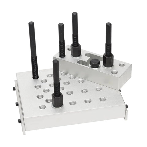 Universal Drill Press Support Block Plate Tool Set Kit for Bearing and Bushing Repair Removal and Installation 30 Ton Capacity