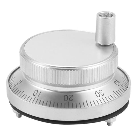 Aluminum Handwheel Kit For CNC Machines, 5V Manual Pulse Generator with ergonomic handle for precise milling and turning.