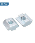 Heavy Duty 4040 Series T Slot Nuts M8 Hammer Head Fasteners Nickel Plated Carbon Steel Sliding Nuts for Aluminum Extrusion Profiles