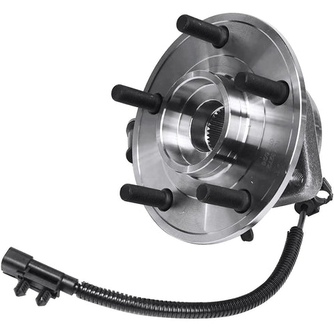2 Front Wheel Bearing Hubs For Jeep Wrangler 2007 2008 2009 2010 5 Bolt Front Hubs With 4 Wheel ABS Replacement Kit