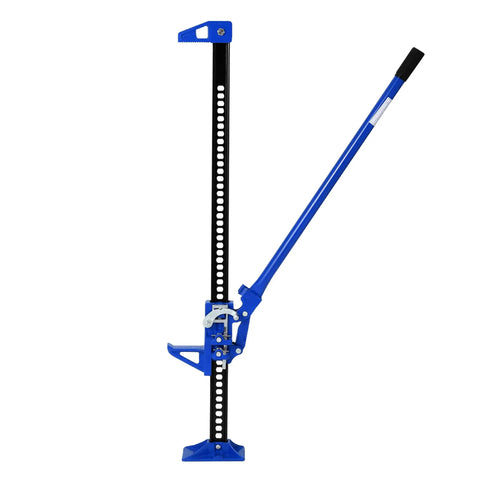 Ratcheting Farm Jack 48 Inch Heavy Duty Lift 7,000 Lb Capacity For Tractor, Truck, SUV Off Road Utility Jack With Lift Range From 5.12 To 41.14 Inches