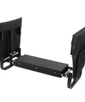 Height Adjustable Garden Kneeler Seat With Foldable Bench, Dual Tool Pouches, Non Slip Feet, Heavy Duty Durable Stool