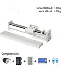 Beefed Up CNC Linear Guide Replacement Module With 57 Stepper Motor And Enclosed Ball Screw Actuator For Smooth Precise Motion In Rugged Industrial Production Today, aluminum CNC linear guide module