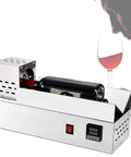 600W Electric Heat Shrink Wrap Machine For Wine, Oil, Soy Sauce, And Vinegar Bottles sealing wine bottle with heating ring.