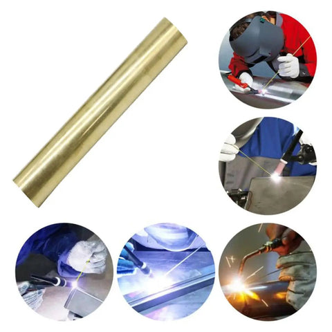 1 Inch Brass Rod Lathe Bar Stock, Solid Round 25mm Diameter By 4 Inch Length, ideal for projects shown in welding images