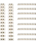 Image of 10 Pack 12 Position Dual Row Screw Terminal Block Set For Home DIY Projects 10 Amp 380V Electric Barrier Strip.