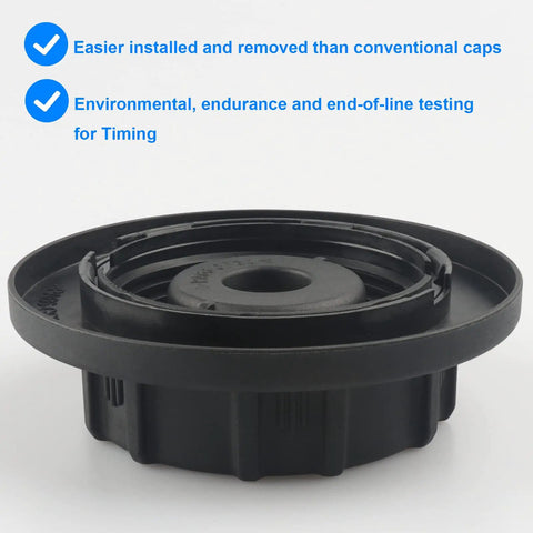 Radiator Pressure Cap Replacement Beefed Up For Ford 6.0 7.3 Powerstroke RS527 9C3Z8101B 9C3Z-8101-B Two Way Valve side view