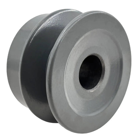 V Belt Pulley 1/2 Inch Bore 1.75 Inch OD One Groove Cast Iron Sheave For A 3L 4L V Belts AK1712 Pulley Replacement