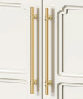 Gold Cabinet Pulls Set Of 30 Six And A Quarter Inch Heavy Duty Drawer Handles For Cabinets And Closets Rust Resistant Zinc Alloy Hardware