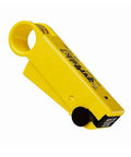 Yellow Drop Stripping Tool for RG6 RG59 Coax Cable Auto Calibrated 0.25 by 0.25 inch Prep Removes Jacket Trims Braids Dielectric