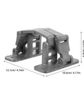 Beefy Heavy Duty Stainless Steel Hidden Door Hinge With Invisible Design And Quick Install For Fire Hydrant Cabinets And Interior Doors In Office And Home Use Ideal For Closets Bookcases And Secret Rooms, 12.1cm x 10.6cm x 6.8cm