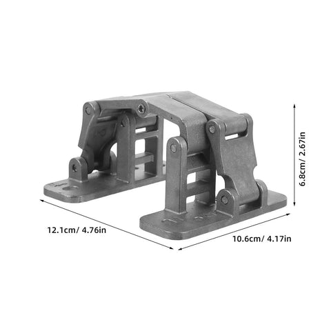 Beefy Heavy Duty Stainless Steel Hidden Door Hinge With Invisible Design And Quick Install For Fire Hydrant Cabinets And Interior Doors In Office And Home Use Ideal For Closets Bookcases And Secret Rooms, 12.1cm x 10.6cm x 6.8cm