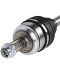 Close-up of Honda Civic Front CV Axle Assembly 2014 2015 1.8L Auto Tranny FWD EX EXL HF LX SE sedan hatchback CV joint shaft direct fit