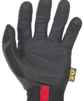 Back view of Specialty Grip Work Gloves With Secure Fit And High Traction For Dry Oily And Wet Conditions Large Black Grey Anti Slip Durable Hand Protection For Builders Technicians And DIY Pros.