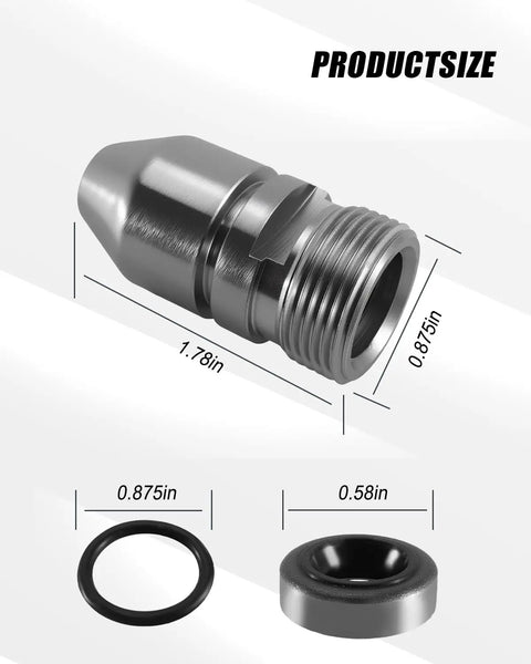 Chevy TH350 Bullet Speedometer Gear Housing Kit With O Ring And Metal Seal Fix Gear Housing Leaks Includes 3 Piece Set