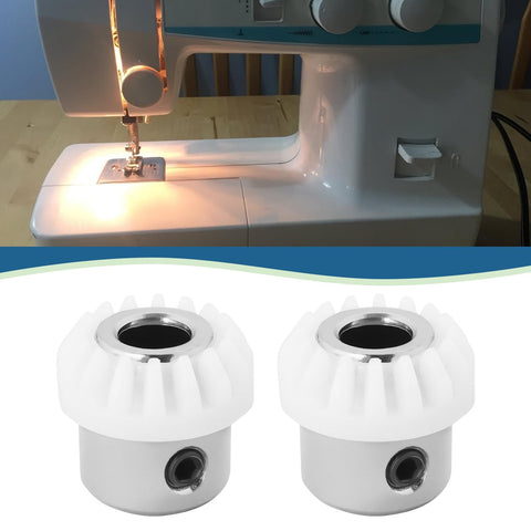 Two Piece Sewing Machine Vertical Top Shaft Bevel Gear Replacement Kit 155819 Direct Fit For Singer Models 247 413 416 418 457 466 476 477 478 Easy Install And Durable Plug And Play Gear Set For Home Sewing Machines