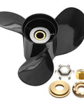 13 Inch Diameter 19 Pitch Aluminum Boat Propeller For Mercury Outboard Engines 40HP Through 150HP Right Hand Rotation 15 Spline 3 Blade Replacement Prop with accessories