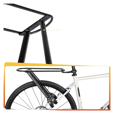 Adjustable Aluminum Alloy Bicycle Luggage Carrier For Gravel Bikes Universal Rear Rack And Front Fork Shelf Bag Bikepacking Ready