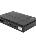 Dont Stress Over Power Outages With This Compact Mini Ups Backup Power Supply Packing 8800mah Capacity And 18w Output To Keep Routers Modems And Security Cameras Running Smoothly, black mini UPS with various power output options.
