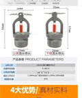 Heavy Duty Fire Sprinkler Head Upright Top Spray With 68 Degree Heat Activation For Rock Solid Up And Down Coverage Dn15 Dn20 Thread, showing two different angles.