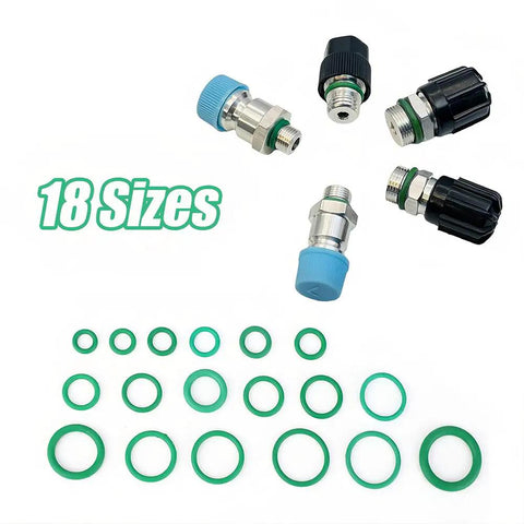 270 Pcs O Ring Kit With 18 Size Assortment High Temperature Buna N Rubber Gaskets For Automotive Plumbing Pneumatic Pressure Washer
