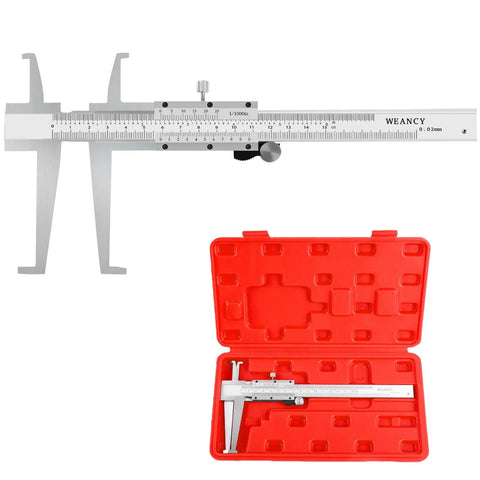 Inside Groove Vernier Caliper With Upper Jaw And 3 Inch Lower Jaw For Inside Diameter Measurement, 6 Inch To 150mm Range