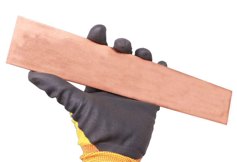 Copper Flat Bar One Eighth Inch By Two Inch By Twelve Inch Solid Stock For DIY Crafts Milling Lathe Knife Making And Hobby Projects