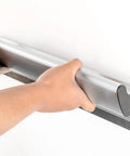 Using Pro Grade Drywall Skimming Blade Set With Extension Handles For Quick Finishes Includes 12 20 And 32 Inch Blades on wall